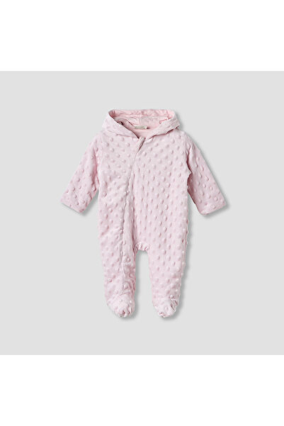 Juniors Hooded Sleepsuit with Closed Feet - Polyester - Long Sleeves