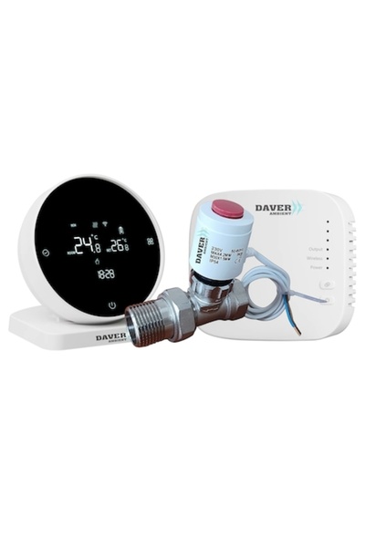 Daver Kit inteligent pentru separarea zonelor de temperatură cu termostat wireless