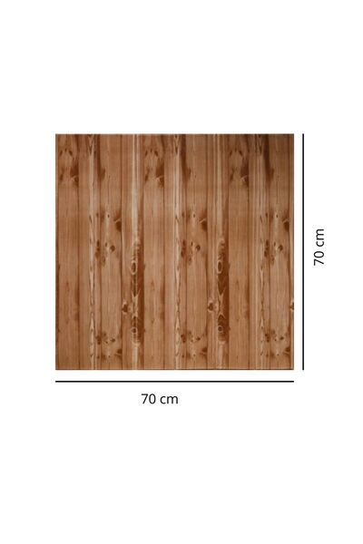 HORECA MARKET 3D Kendinden Yapışkanlı Duvar Paneli Derin ipek ağacı - 70x70cm...