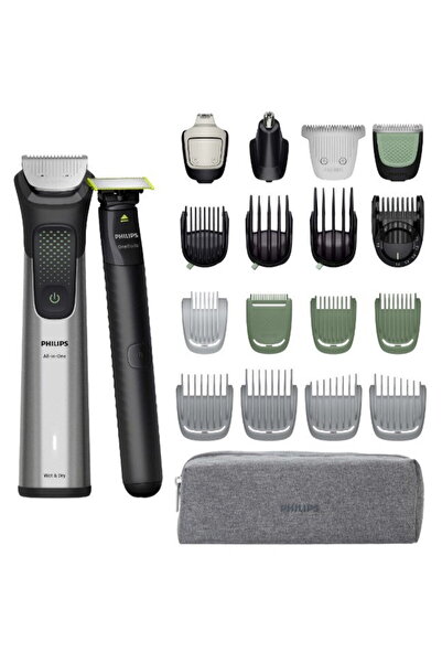 Philips MG9557/15, Autonomie 120 min, Argintiu