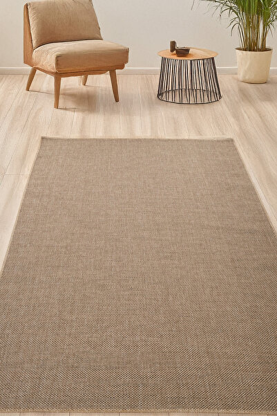 ANUTYA HOME Jüt Sisal Özel Ölçü Kaymaz Tabanlı Yıkanabilir İç ve Dış Mekan Ba...