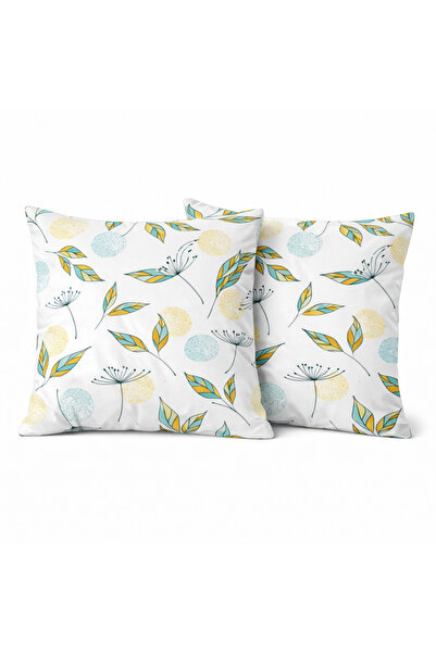 NazeninHome Decorative Throw Pillow 100% Cotton 40X40 cm Flannel Flannel Elic...