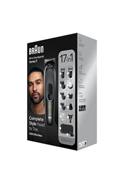 Braun MGK7491 Kit de stilizare multifuncțională 17 în 1, gri