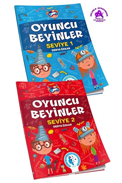 Curious&Genius Oyuncu Beyinler Kitap Seti “Çocuklar İçin Akıl Oyunları – Adım...