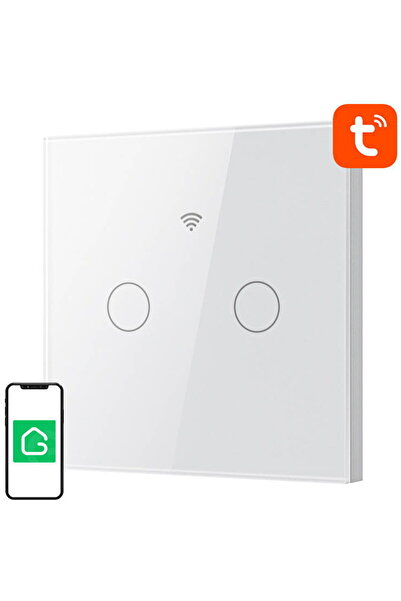 Gosund Dotykowy włącznik światła WiFi SLS2 (opcjonalny N, podwójny) Tuya