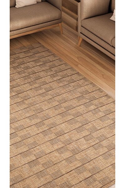 ANUTYA HOME Jüt Sisal Özel Ölçü Kaymaz Tabanlı Yıkanabilir İç ve Dış Mekan Ba...