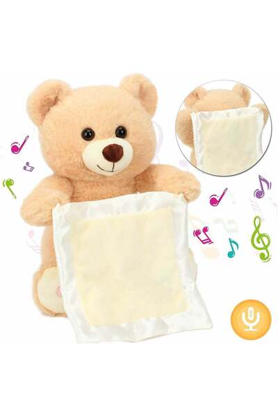 generalbuiltin لعبة دب محشوة تفاعلية للعب الغميضة