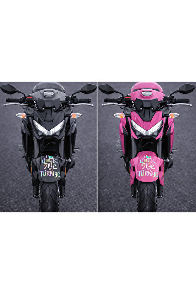 AlpiLeo The Dark Side of Türkiye Motor Ön Çamurluk Sticker | Kuba, Yamaha, Ho...