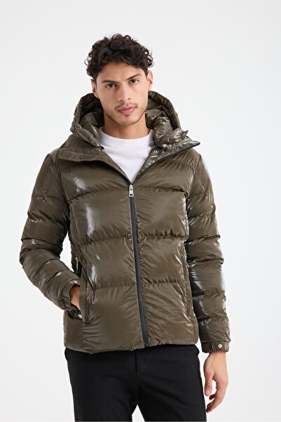 G-FOX Chmps? ! Parisse Men's Detachable Hooded Masked Sports Inflatable Coat 9751