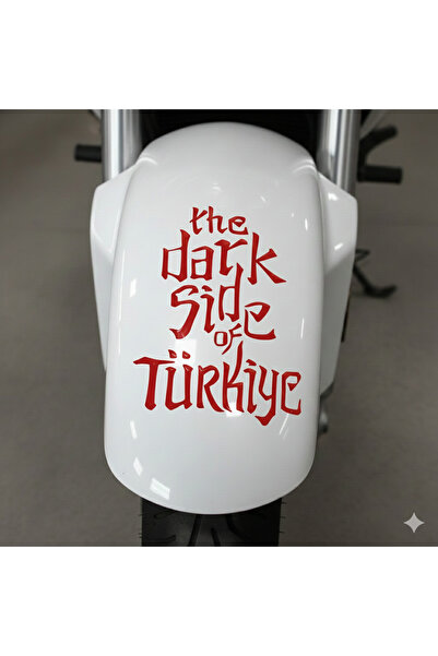 AlpiLeo The Dark Side of Türkiye Motor Ön Çamurluk Sticker | Kuba, Yamaha, Ho...