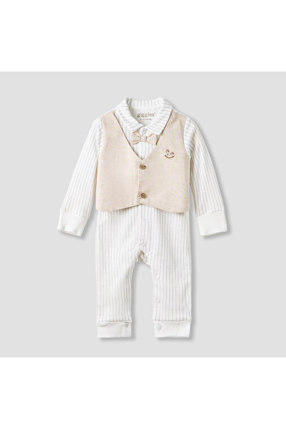 giggles بدلة نوم مخططة بأكمام طويلة