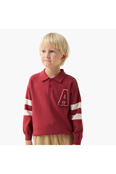 Juniors Embroidered Pullover with Long Sleeves