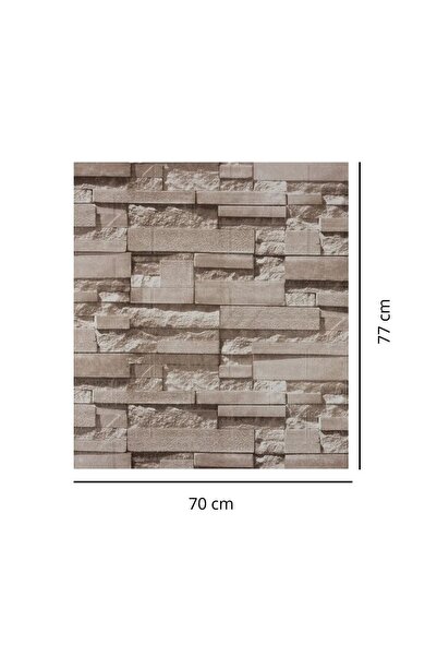HORECA MARKET 3D Kendinden Yapışkanlı Duvar Paneli - 70x77cm - Ses ve Isı Yal...