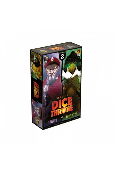 Lucky Duck Games Game Dice Throne 2 Clash 2: Tactician vs Hunterress polish