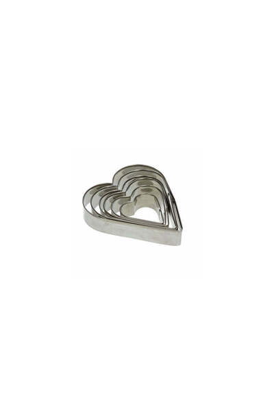 Tognana Mythos Set of 6 Heart & Star-Shaped Cookie Cutters