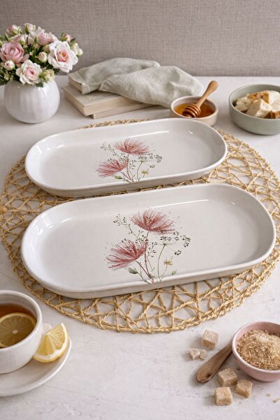 Keramika Kayak Noyan 26 cm Raspberry Chicory 2 Pieces