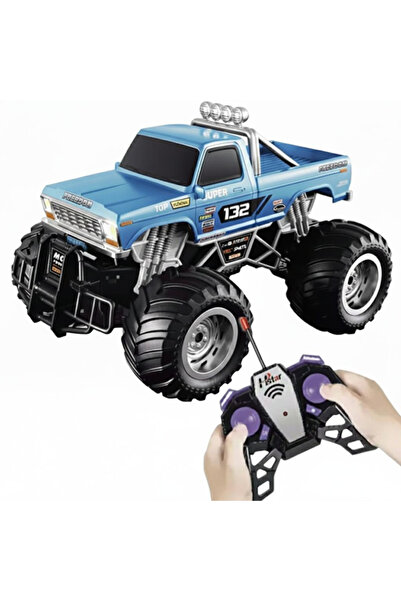 TOY LAND 1:16 Scale-RC Off-Road Monster Truck with Remote Control, Lights & S...