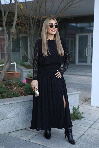Marka Giyim Maxi Boy Lace Bodice Dress
