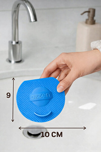 ozzen MAVİ Lavabo Kötü Koku Giderici Önleyici Silikon Mat Sızdırmaz Lavabo Tı...