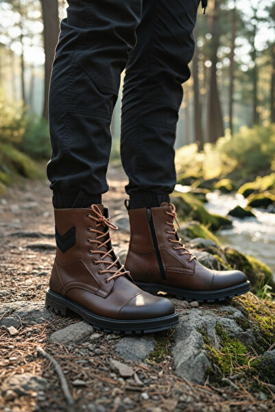 Zerenyus Zer-347 Premium Waterproof Tan Men's Boots