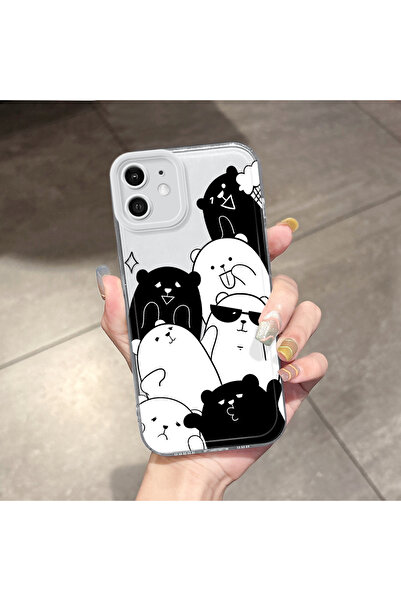 ucuc غطاء متوافق مع آيفون 12 مع حماية للكاميرا، غطاء شفاف فائق النحافة من الس...