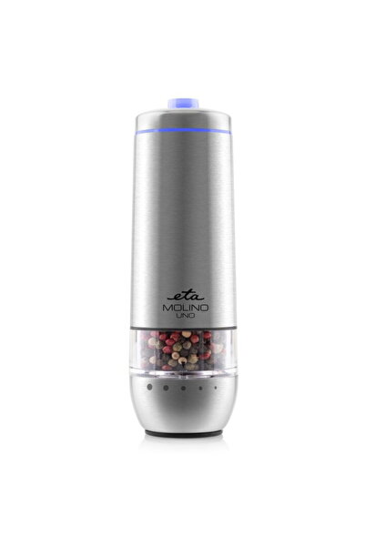 ETA electric salt and pepper mill Molino Uno 2928 90000, 3.7 V Li-ion battery, stainless steel