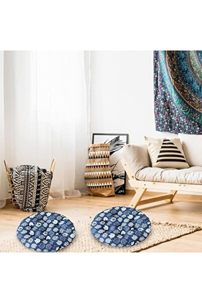 Arabest Bohemian cotton soft round chair cushion, suitable for family kitchen...