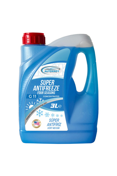 AUTOAND1 KONSANTRE SÜPER MAVİ ANTİFİRİZ 3 lt -56c