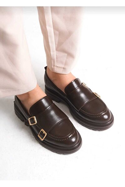 caraxes Women's Loafer Mocassin with Buckle