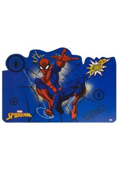 SPIDERMAN Blue Plate Holder with Figurine Model