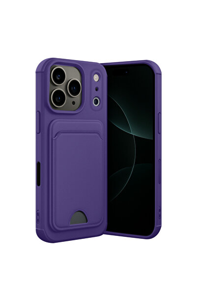 AKSEFİZZ حافظة متوافقة مع iPhone 17 Pro، تصميم نحيف، غطاء ناعم ملون مع حامل ل...