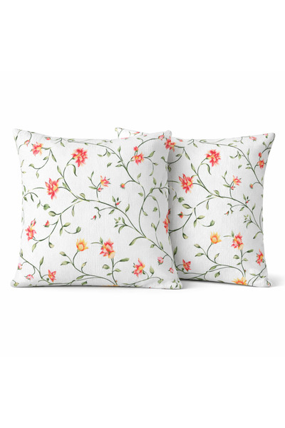 NazeninHome Decorative Throw Pillow 100% Cotton 40X40 cm Seersucker Olivia (2...