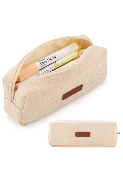 Generic مقلمة صغيرة بيج اللون