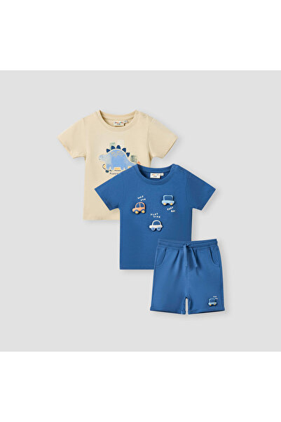 Juniors مجموعة متنوعة من 3 قطع من القمصان والشورتات