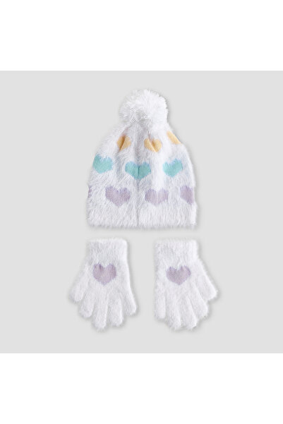 Juniors Winter Beanie with Gloves and Scarf