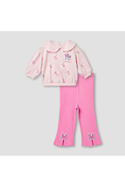 Disney Minnie Mouse Applique Top and Flared Pant Set
