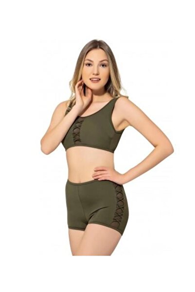 Markahit Argisa Tulle Detailed Shorts Bikini