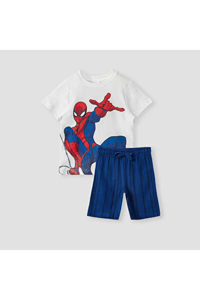 Marvel Spider-Man Print T-shirt and Shorts Set