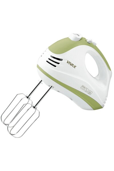 VIVAX Mixer de mana HM-303WG, 300 W, 5 viteze, functie turbo, Alb