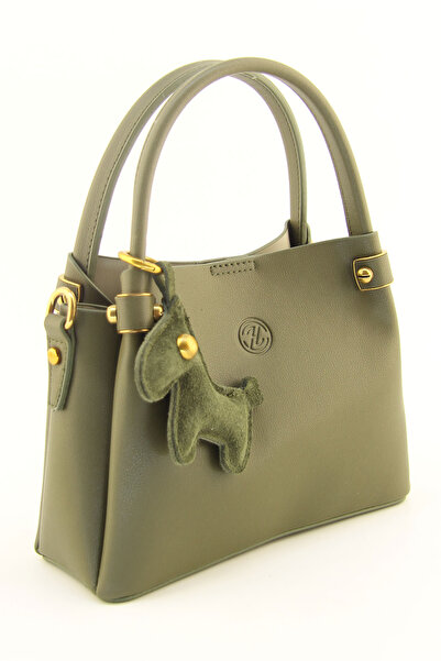 HNB Women's Khaki Small Size Mascot Three-Eyed Handbag