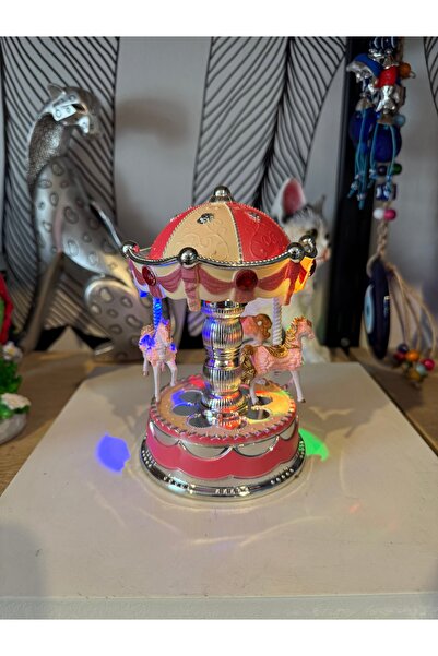 Atak Hediyelik Işıklı Atlı Karınca müzik kutusu kurmalı