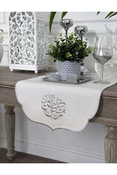 Diva Home سجادة رمازان الخاصة مطرزة ومقاومة للماء 35×130