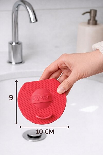 ozzen KIRMIZI Lavabo Kötü Koku Giderici Önleyici Silikon Mat Sızdırmaz Lavabo...