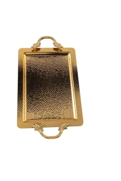 Osena Tava servire dreptunghiulara cu manere Deco Art, 42 x 25 cm, Auriu