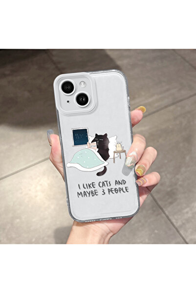 ucuc غطاء متوافق مع آيفون 14 مع حماية للكاميرا، غطاء شفاف فائق النحافة من الس...