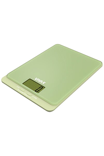 VIVAX Kitchen Scale KS-502G, Digital Display, 5 Kg, Glass, Green