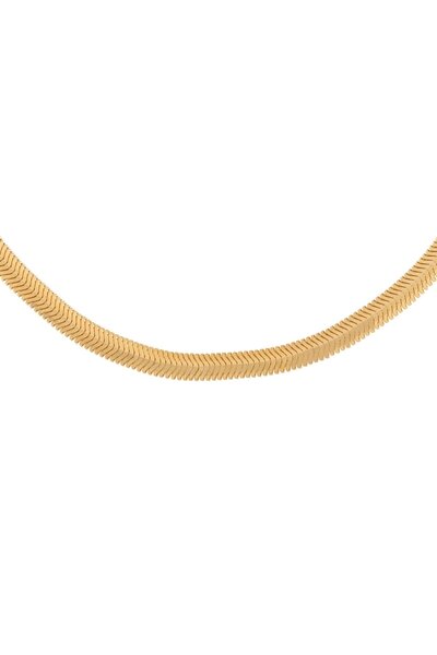 H.M Hakan Mücevherat 14 Ayar Balıksırtı Altın Zincir 4Mm 14,88 Gram