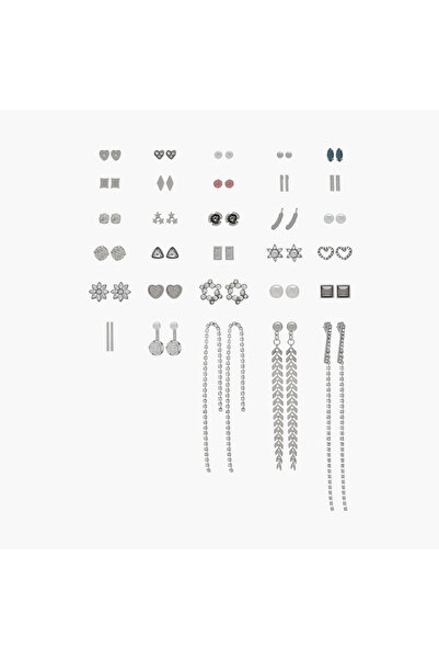 Lifestyle عبوة من 30 قرطًا معدنيًا مرصعًا بمشبك خلفي