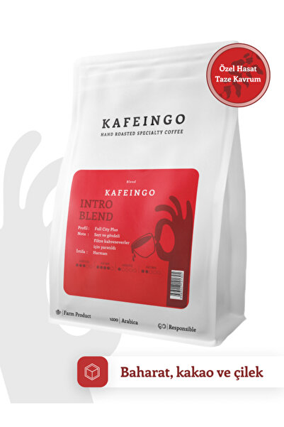 Kafeingo Intro Blend Çekirdek Kahve 250 gr – Orta Kavrum, Dengeli Aroma, Yumu...