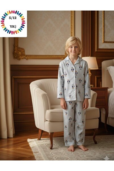 BEGONYA BEBECE KIDS طقم بيجامة للأولاد